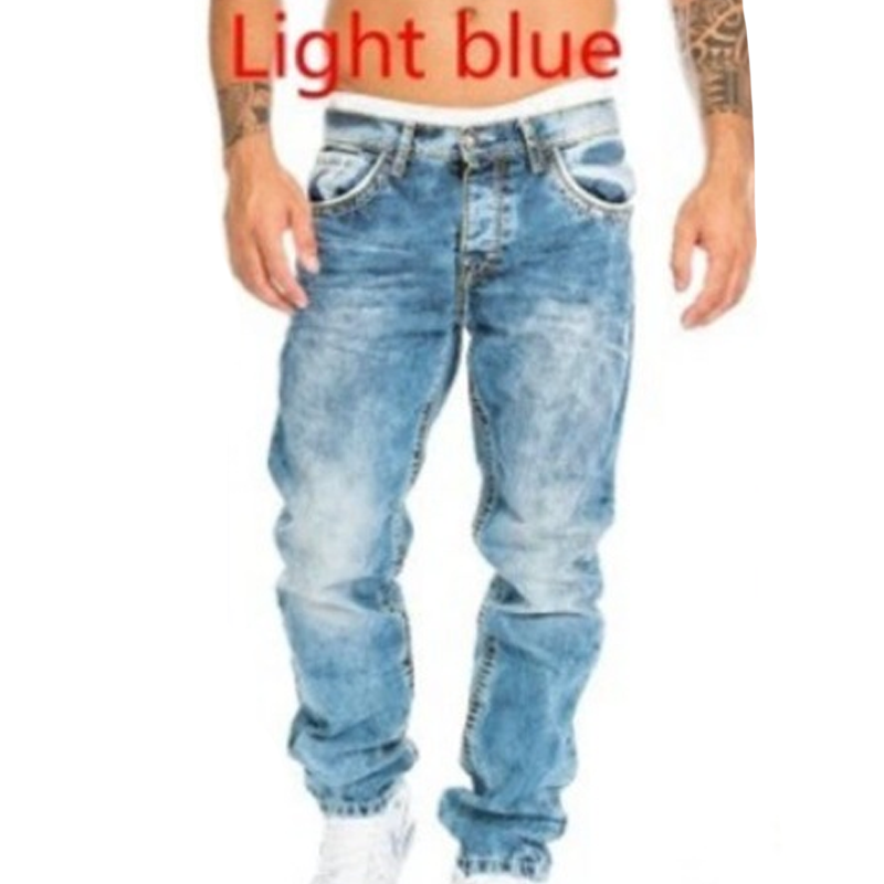 Men's Fashion Creative Stretch Denim Jeans,Minimalist Style Suitable