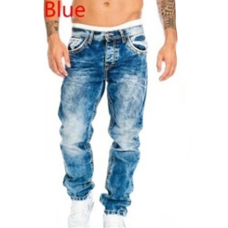 Men's Fashion Creative Stretch Denim Jeans,Minimalist Style Suitable
