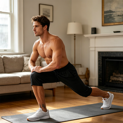 Men's Quick-Dry Sports Capri Pants – Stretchy, Zipper Pockets