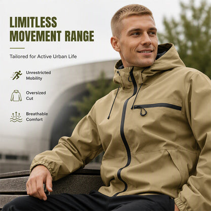 ⏳LAST DAY SALE ONLY The All-Weather Urban Jacket That’s Waterproof, Windproof & Actually Stylish.🧥🏆