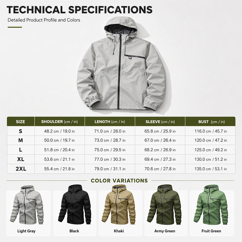 ⏳LAST DAY SALE ONLY The All-Weather Urban Jacket That’s Waterproof, Windproof & Actually Stylish.🧥🏆