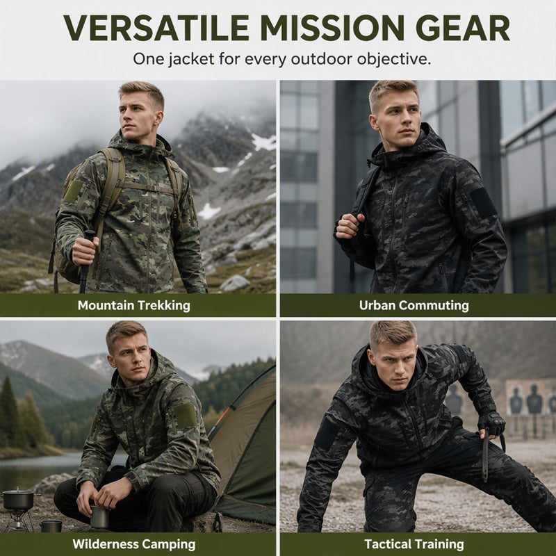 Men's Outdoor Camouflage Hooded Jacket 🚀