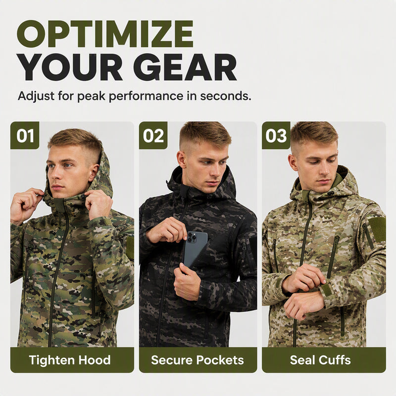 Men's Outdoor Camouflage Hooded Jacket 🚀