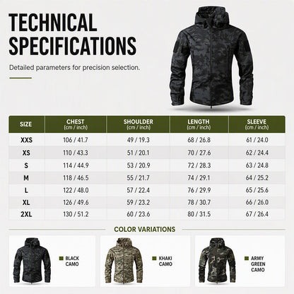 Men's Outdoor Camouflage Hooded Jacket 🚀