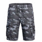Elastic Waist Strap Design Camo Men's Shorts